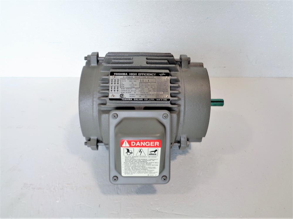 Toshiba 0.5 HP High Efficiency 3-Phase Induction Motor B1/24EMC2AOZ